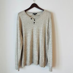 Banana Republic Light Brown V-Neck Sweater